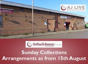 Sunday Collections - Arrangements as from 15th August 2021